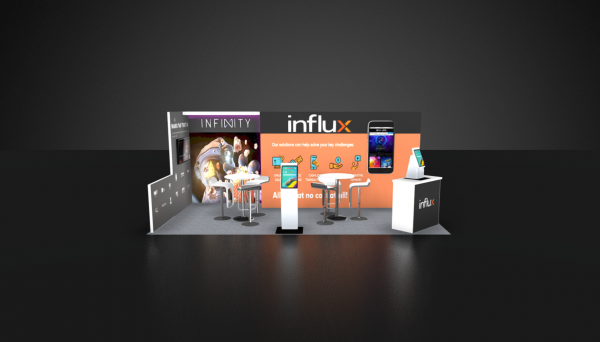 Influx Trade Show Booth Rental 10x20 Las Vegas