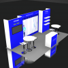 Voayger trade show booth rental design 10x20 WCC