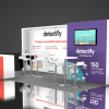 Detectify trade show booth rental design 10x20 Black Hat