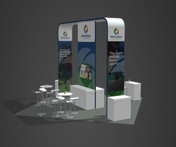 20x20 Booth for Exhibit