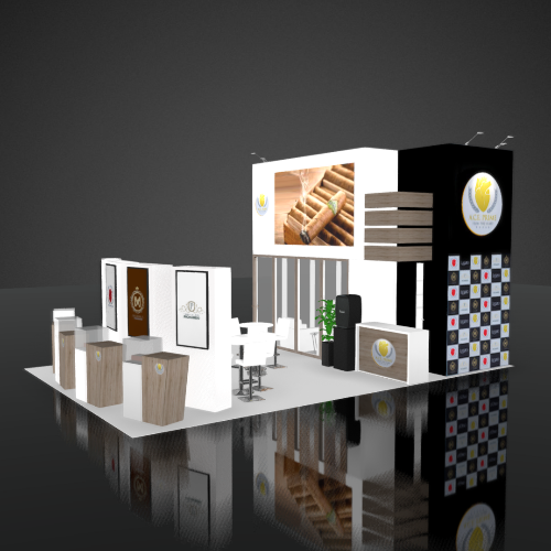 Trade show custom booth design