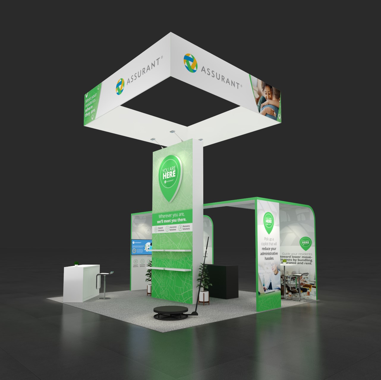 Exhibit Booth Rentals 20x20